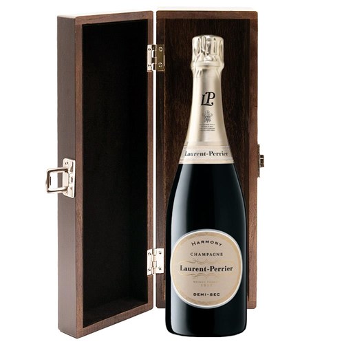 Laurent Perrier Demi-Sec NV 75cl in Elm Wood Gift Box